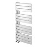 Delta Chrome Designer Heated Towel Rail 1080 x 550mm  Profile Large Image