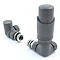 Delta Corner TRV Gunboat Grey Thermostatic Radiator Valves  Feature Large Image