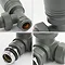 Delta Corner TRV Gunboat Grey Thermostatic Radiator Valves  Profile Large Image