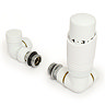 Delta White Corner Thermostatic Radiator Valves