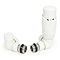 Delta White Corner Thermostatic Radiator Valves