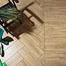 Denton Mid Oak Wood Effect Tiles - 200 x 600mm