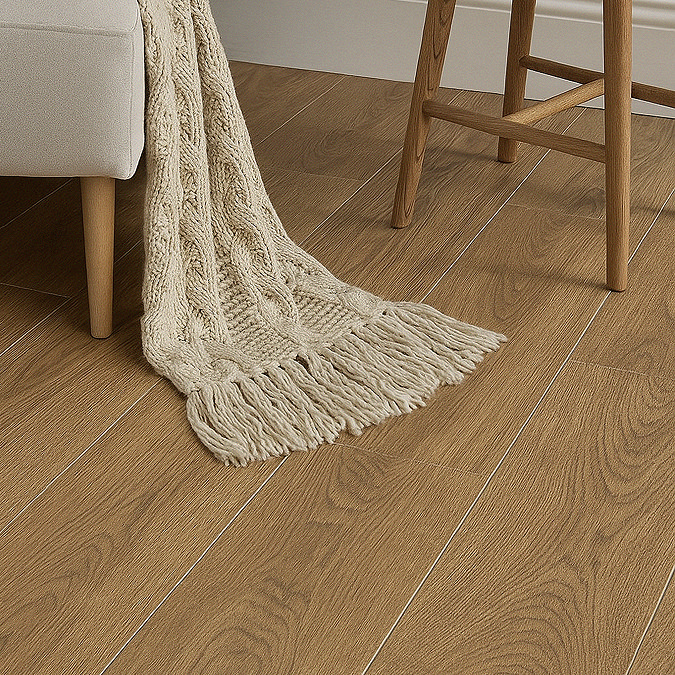 Denton Mid Oak Wood Effect Tiles 200 x 600mm