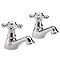 Hudson Reed Jade Crosshead Basin Taps - Chrome - BA301 Large Image