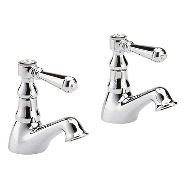 Hudson Reed Designer Jade Lever Basin Taps at Victorian Plumbing UK