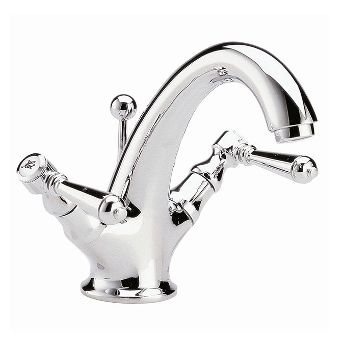 Hudson Reed Jade Lever Mono Basin Mixer with Pop-Up Waste - Chrome - BD305 Large Image
