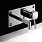 Hudson Reed - Designer Kia Wall Mounted Single Lever Basin Mixer - PT319 Profile Large Image