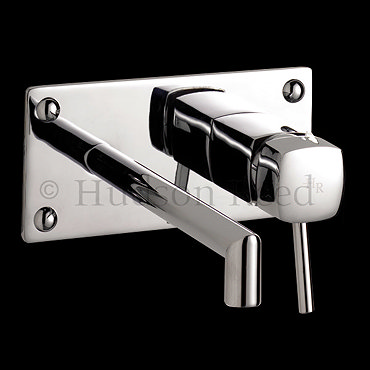 Hudson Reed - Designer Kia Wall Mounted Single Lever Basin Mixer - PT319 Profile Large Image