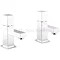 Designer Kubix Bath Taps Large Image