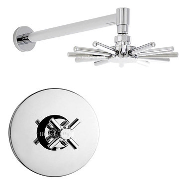 Hudson Reed - Tec Sequential Concealed Shower Valve with Cloudburst Head Profile Large Image