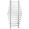 Designer Radiator 1200 x 700mm - Chrome - Ex Display Large Image