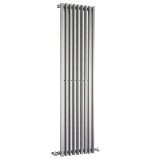 Designer Radiator 1500 x 405mm - High Gloss Silver - Ex Display at ...