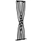 Designer Radiator 1775 x 450mm - High Gloss Black - Ex Display Large Image