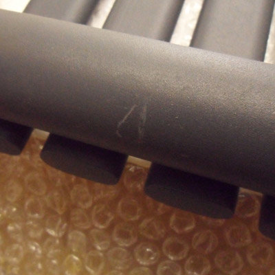 Designer Radiator with Curving Lines 1800 x 460mm - Anthracite - Ex Display Feature Large Image