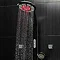 Hudson Reed Soothe Black Shower Kit with Lights - A3316 Profile Large Image