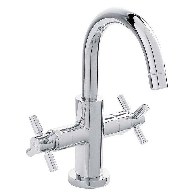 Hudson Reed - Tec Crosshead & Lever Cruciform Cloakroom Basin Mixer with waste - PN355 Large Image