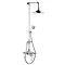 Hudson Reed Traditional Exposed Dual Shower Valve Inc. Grand Rigid Riser - Chrome Standard Large Im