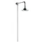 Nuie Traditional Twin Shower Valve with Rigid Riser Kit - Chrome Feature Large Image