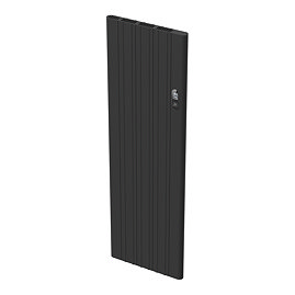 Designer Urban 1600 x 503mm Smart WiFi Aluminium Electric Radiator – 1000W Matt Black