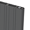 Designer Urban 500 x 1167mm Smart WiFi Aluminium Electric Radiator - 2000W Anthracite