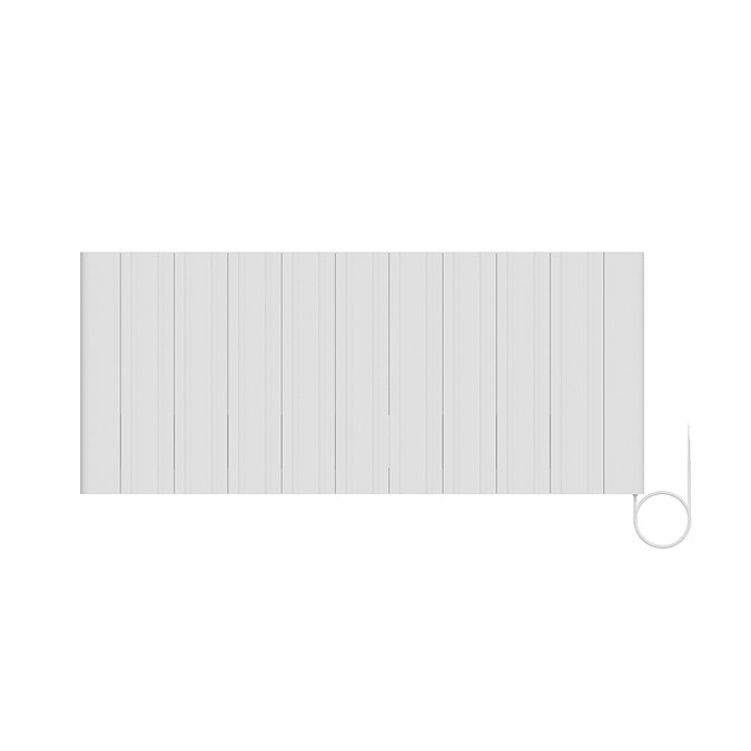 Designer Urban 500 x 1167mm Smart WiFi Aluminium Electric Radiator - 2000W White