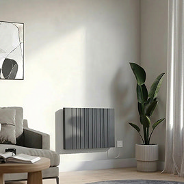 Designer Urban 500 x 724mm Smart WiFi Aluminium Electric Radiator - 1000W Anthracite