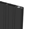 Designer Urban 500 x 724mm Smart WiFi Aluminium Electric Radiator - 1000W Matt Black