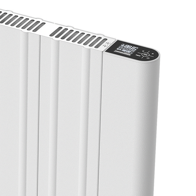 Designer Urban 500 x 946mm Smart WiFi Aluminium Electric Radiator - 1500W White
