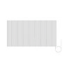 Designer Urban 500 x 946mm Smart WiFi Aluminium Electric Radiator - 1500W White