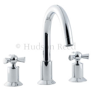 Designer Vienna 3 Tap Hole Bath Mixer Large Image