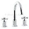 Designer Vienna 3 Tap Hole Bath Mixer Large Image