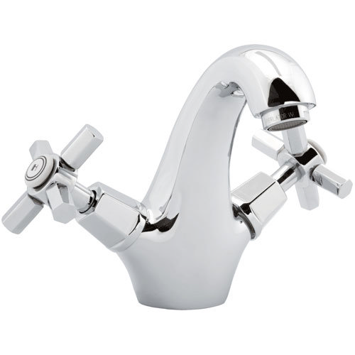 Deva - Artesian Mono Basin Mixer with Pop Up Waste - Chrome - ASN113 Large Image