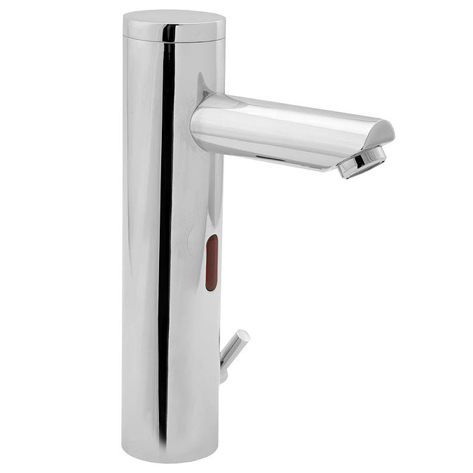 Deva - Chrome Mono Basin Sensor Tap - Adjustable Temperature - SENSOR6/BT Large Image