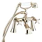 Deva Coronation Pillar Mounted Bath Shower Mixer - Gold Large Image