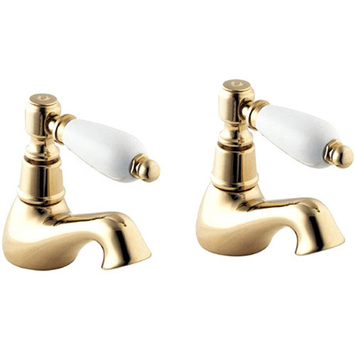 Deva Bath Taps Gold at Victorian Plumbing UK