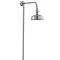 Deva Period Style Rigid Riser Shower Kit - Chrome - KITS08 Large Image