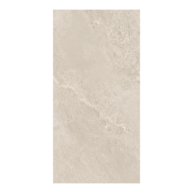 Deveso Outdoor Beige Stone Effect Floor Tiles - 400 x 800mm