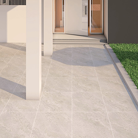 Deveso Outdoor Ice Stone Effect Floor Tiles - 600 x 600mm