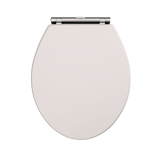 Devon Carlton Cashmere Quick Release Toilet Seat with Chrome Hinges Profile Large Image