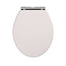 Devon Carlton Cashmere Quick Release Toilet Seat with Chrome Hinges Profile Large Image