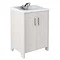 Devon Cashmere Traditional 2 Door Vanity Unit (600 x 460mm) Large Image