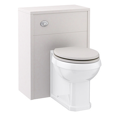 Devon Cashmere 600mm Traditional Back To Wall WC Unit  Profile Large Image