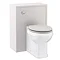 Devon Cashmere 600mm Traditional Back To Wall WC Unit with Pan & Seat Large Image