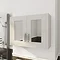 Devon Cashmere 800mm Traditional 2 Door Mirror Cabinet Profile Large Image