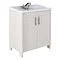 Devon Cashmere Traditional 2 Door Vanity Unit (800 x 460mm) Large Image