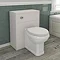 Devon Ivory 600mm Traditional Back To Wall WC Unit with Pan + Seat Large Image