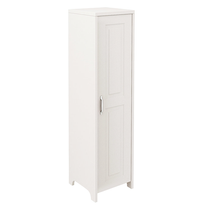 Devon Ivory Traditional Tall Storage Cabinet Large Image