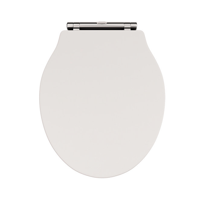 Devon Ryther Close Coupled Toilet with Ivory Soft Close Seat Feature Large Image