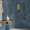 Dewsbury Rustic Matt Blue Wall Tiles 75 x 300mm