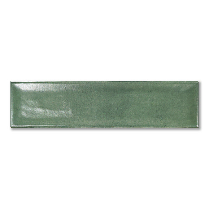 Dewsbury Rustic Matt Green Wall Tiles 75 x 300mm